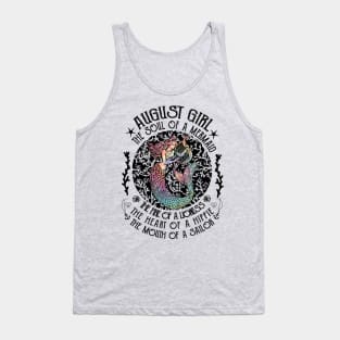 August Girl The Soul Of A Mermaid Hippie T-shirt Tank Top